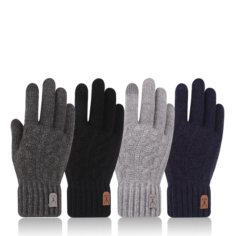 Wool Glove Lined - Sarung Tangan Rajut Wol Hangat Musim