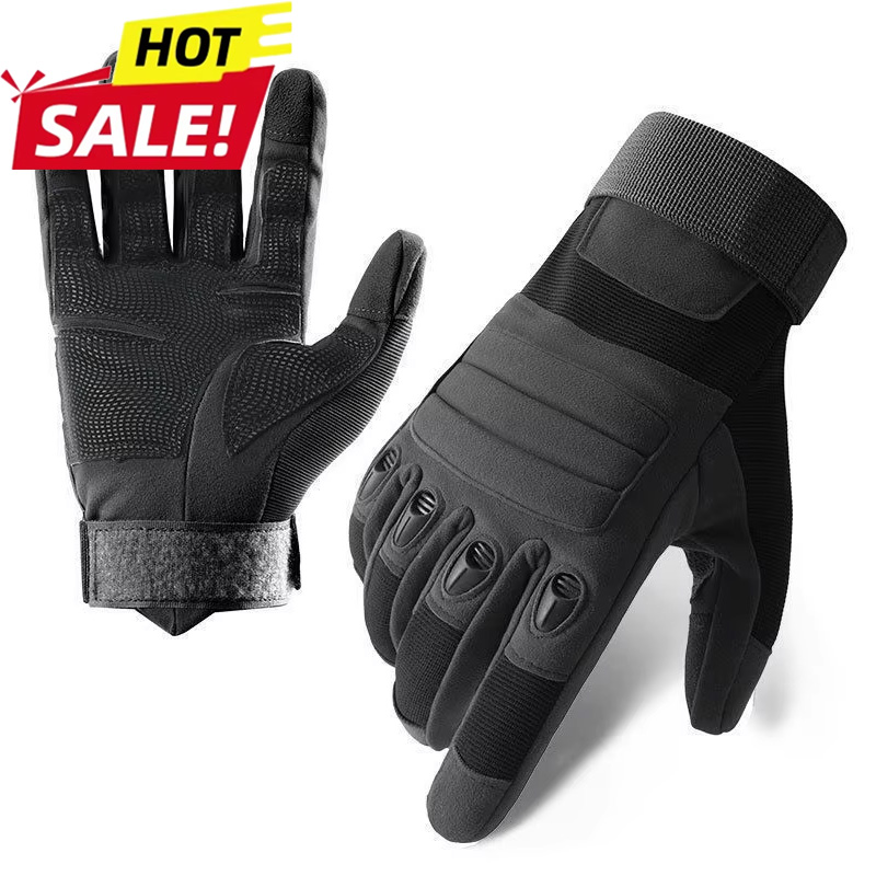Motorcycle Glove Knuckle - Sarung Tangan Bersepeda Taktis Pria Wanita