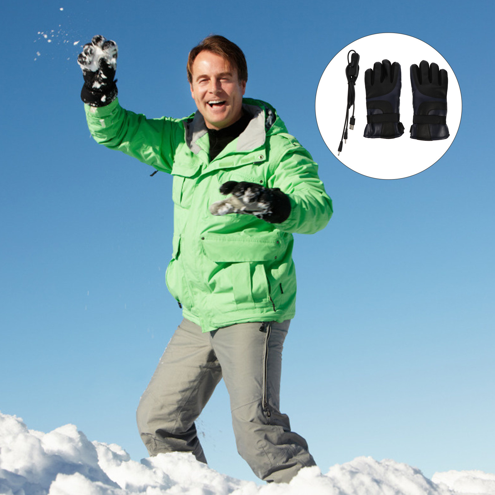 Winter Glove Insulated - 1 Pasang Sarung Tangan Elektrik Berpemanas