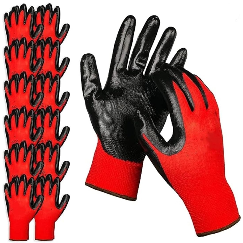 4/20 Buah Sarung Tangan Kerja  - Nitrile Mechanic Glove ulasan dan harga