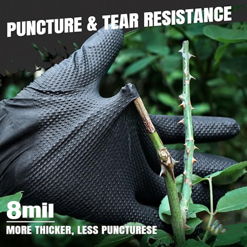 Sarung Tangan Nitril Hitam Hea - Nitrile Mechanic Glove ulasan dan harga