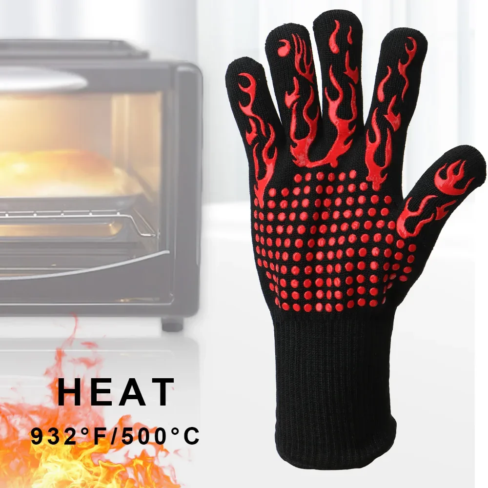 Sarung tangan Oven, tahan api  - Oven Mitt Silicone ulasan dan harga