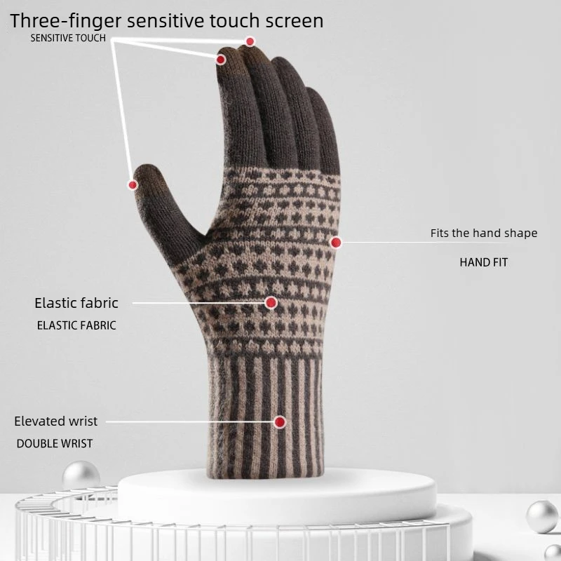Sarung Tangan Layar Sentuh Bar - Wool Glove Lined ulasan dan harga